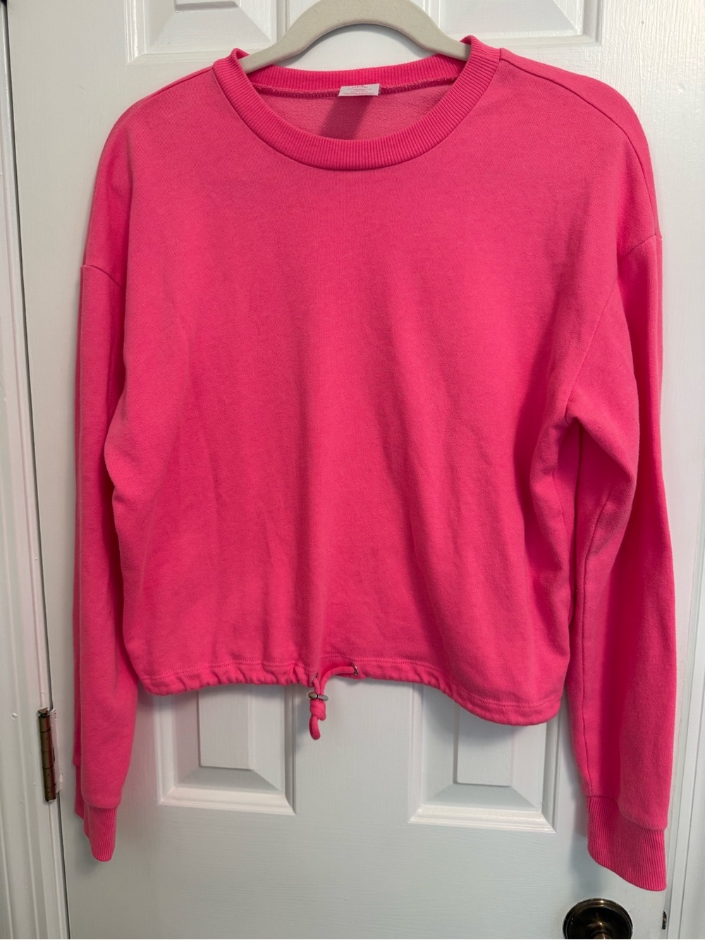 No Boundaries Hot Pink Crewneck Sweatshirt